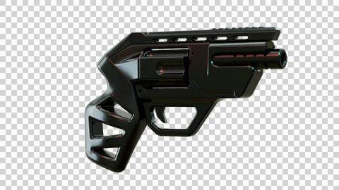 Gun Perspective View04 Alpha イラスト素材