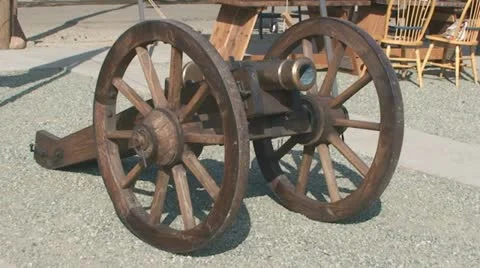 Gun - pushka Stock Footage 10829858