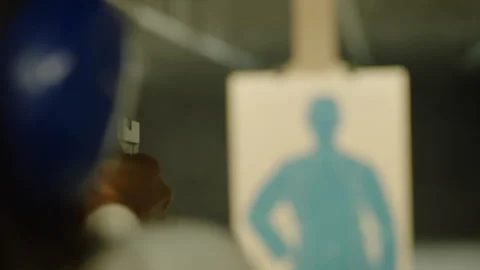 GUN RANGE 4 Stock Footage 306381039