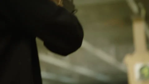 GUN RANGE 6 Stock Footage 306380907