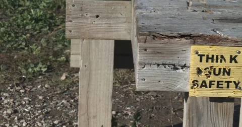 Gun Range - Bench - Think Gun Safety Sig... | Stock Video | Pond5