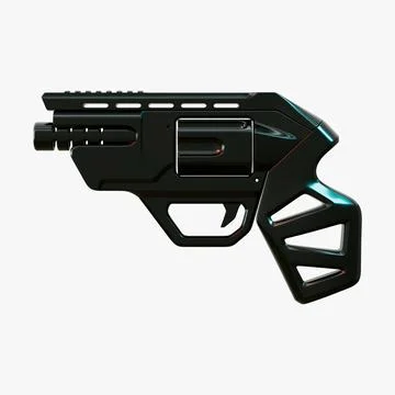 Gun Search Image Stock Illustration