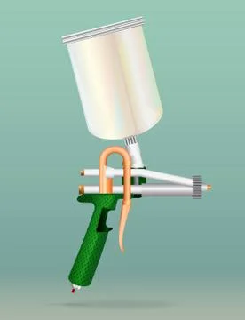 Gun spray paint イラスト素材