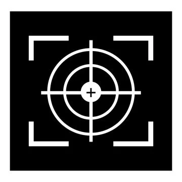 Gun target icon Stock Illustration