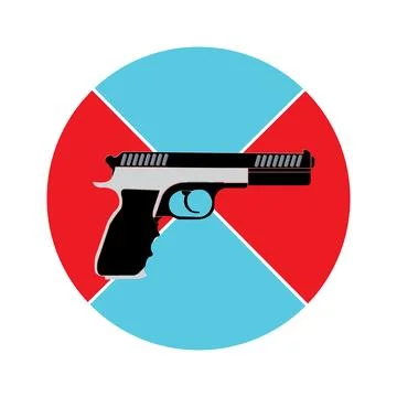 Gun vector icon Stock Illustration