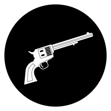 Gun vector  logo template. Stock Illustration