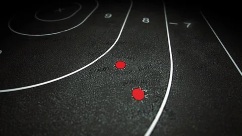Gun Violence Target Stock Footage 83004252