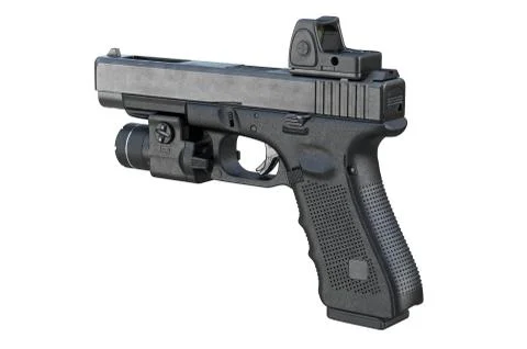 Gun weapon equipment Illustrazione stock