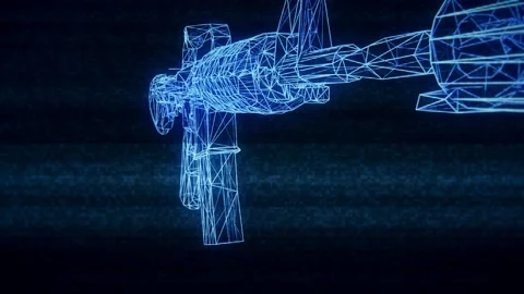 Gun Weapon Holograms Vj Loop Vidéo 125057259
