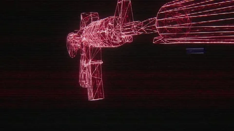 Gun Weapon Holograms Vj Loop Видео 125059207