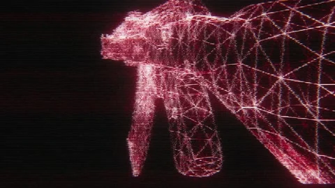 Gun Weapon Holograms Vj Loop Vidéo 125059332