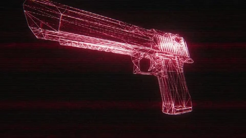 Gun Weapon Holograms Vj Loop Видео 125059660