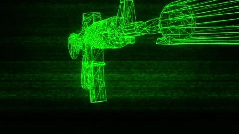 Gun Weapon Holograms Vj Loop Видео 125087215