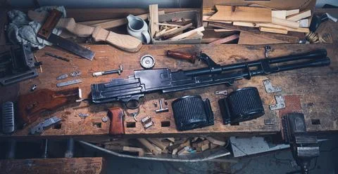 Gun workshop Stock Photos