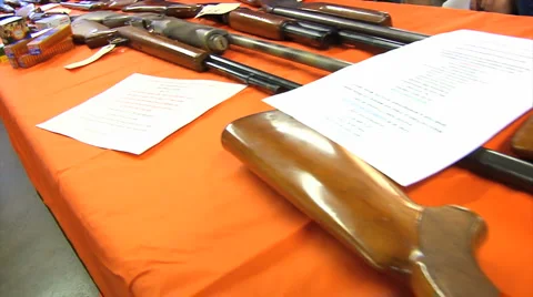 GunAuction01 Stock Footage 881561