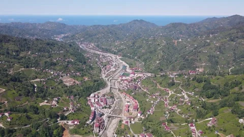 Guneysu District in Turkey Stock Footage 332599204