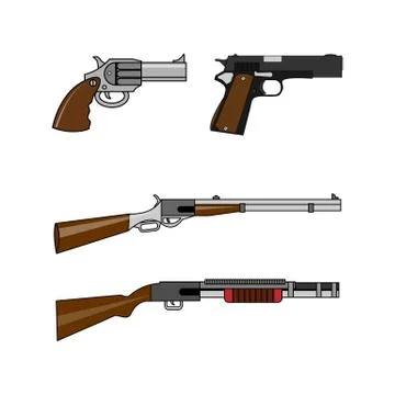 Gunfire Stock Illustration