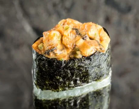 Gunkan with eel Stock Photos