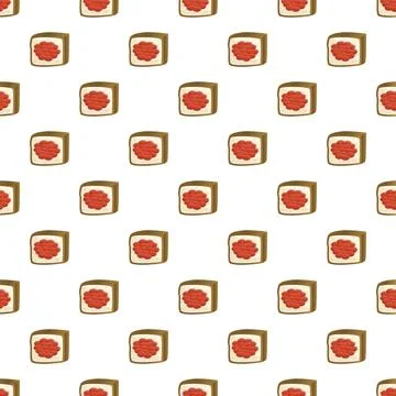 Gunkan maki sushi pattern with fish roe 스톡 일러스트