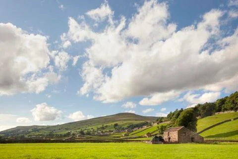 Gunnerside, yorkshire Stock Photos