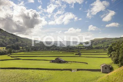Gunnerside, yorkshire Stock Photos