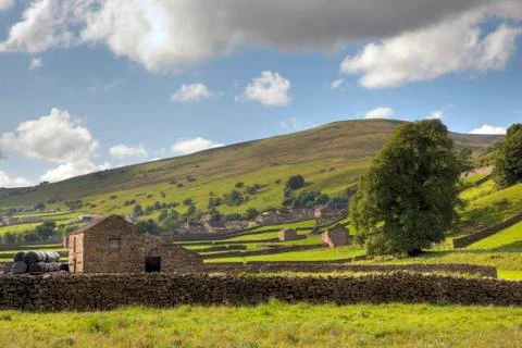 Gunnerside, yorkshire Stock Photos