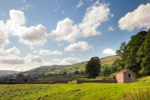 Gunnerside, yorkshire Stock Photos