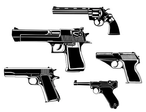 Guns Stock Illustration