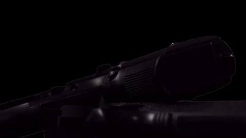 guns turn turning weapons weapon PNG ALP... | Stock Video | Pond5