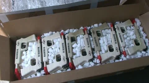 Guns from wood Stock Footage 10829877