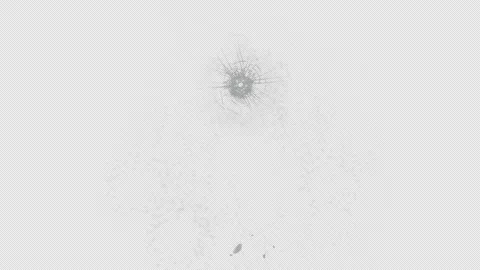 Gunshot mirror broken. Vidéo 140117575