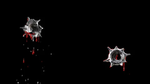 Gunshot Muzzle Flash effect isolated render 3d Stock Footage 332046617