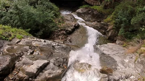 Gunster waterfall Stock Footage 115123745