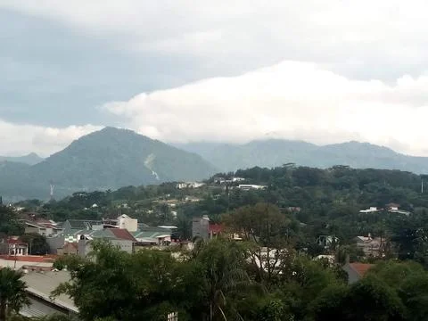 Gunung Foto stock
