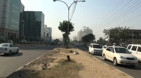 Gurgaon-Time Lapse-Traffic Stock Footage 10679723