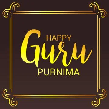 Guru Purnima. Stock Illustration