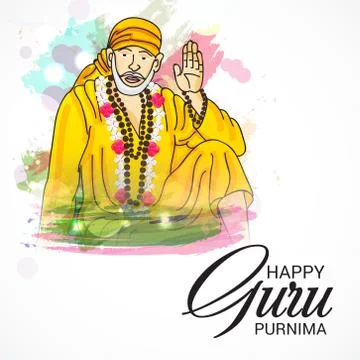 Guru Purnima. Stock Illustration