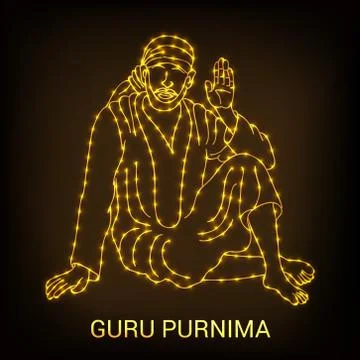 Guru Purnima. Stock-Illustration