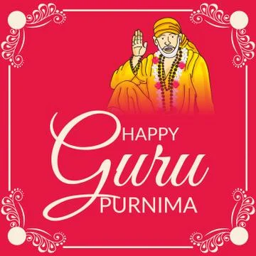 Guru Purnima. Stock Illustration