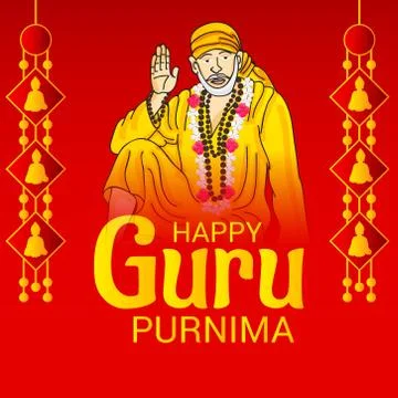 Guru Purnima. Stock Illustration