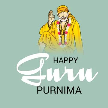 Guru Purnima. Stock Illustration