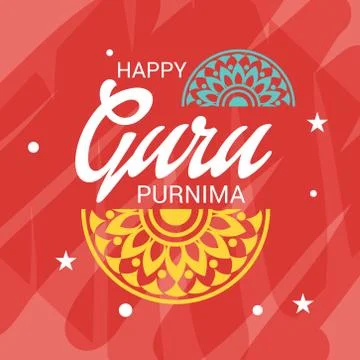 Guru Purnima. Stock Illustration