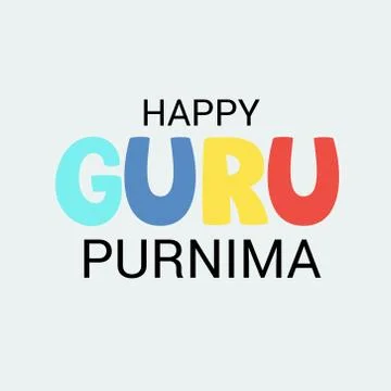 Guru Purnima. Stock Illustration
