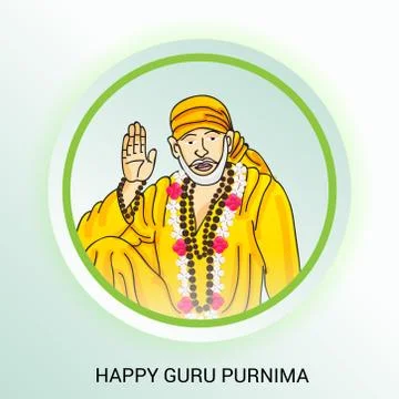 Guru Purnima. Stock Illustration
