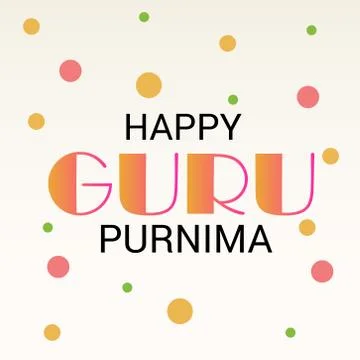 Guru Purnima. Illustrazione stock