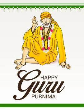 Guru Purnima. Stock Illustration
