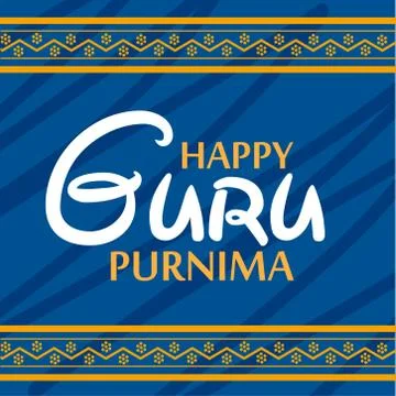 Guru Purnima. Stock Illustration