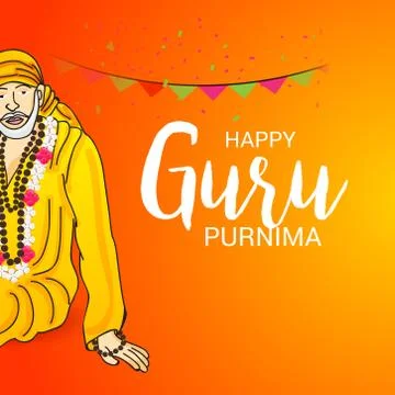 Guru Purnima. Stock Illustration