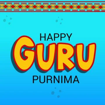 Guru Purnima. Stock Illustration