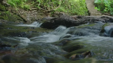 Gushing river water 스톡 동영상 137239487